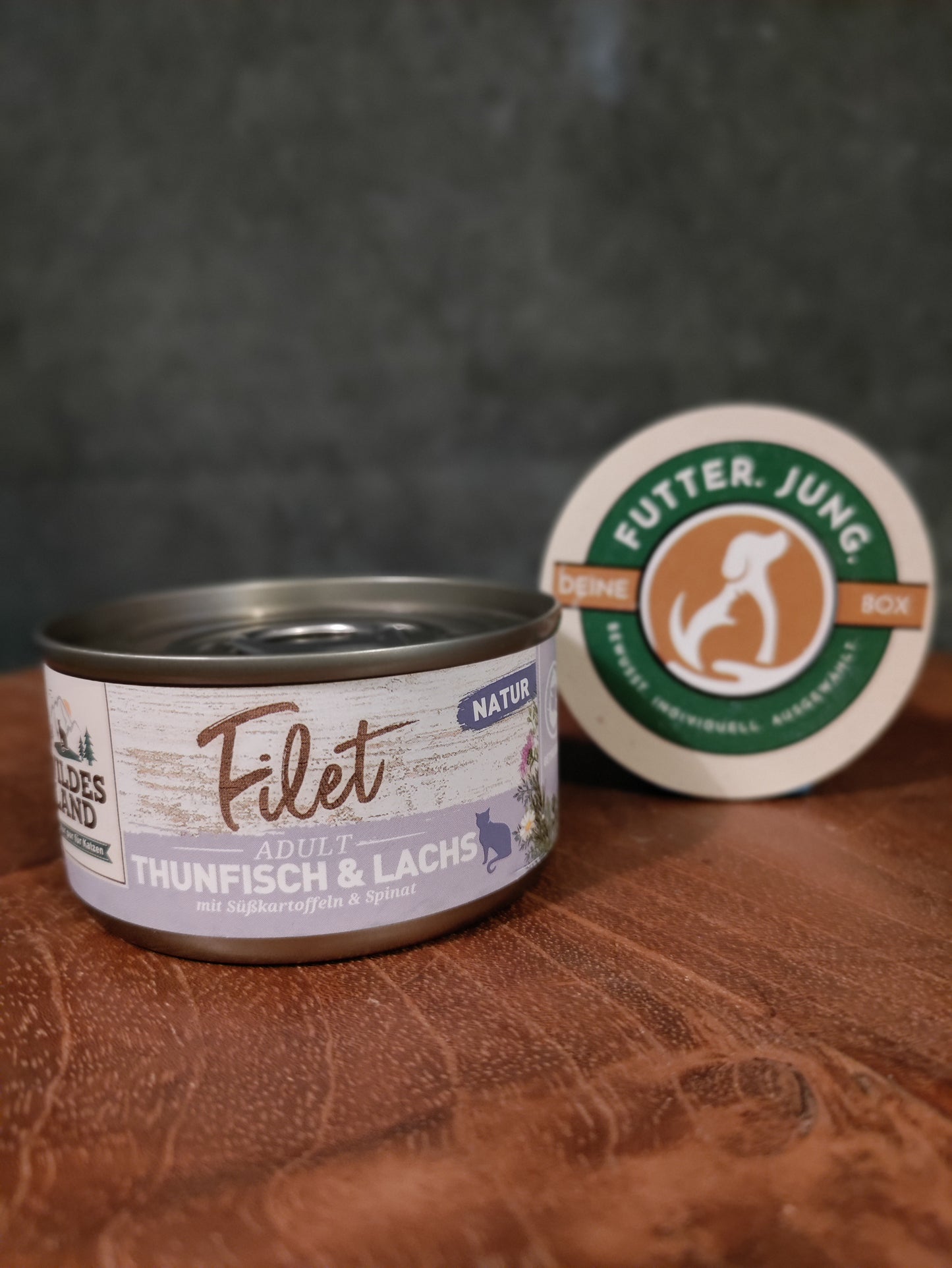 Wildes Land "Filet" Thunfisch & Lachs 80 g
