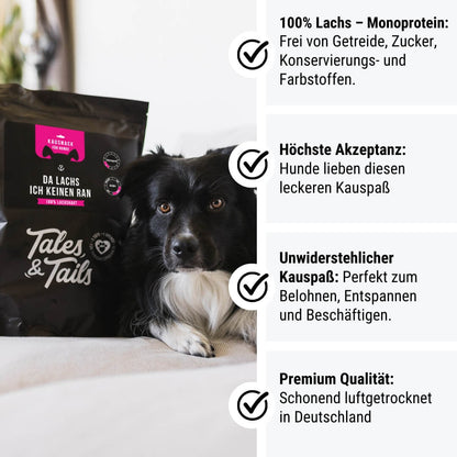 Tales&Tails Lachshaut Kauartikel 500 g