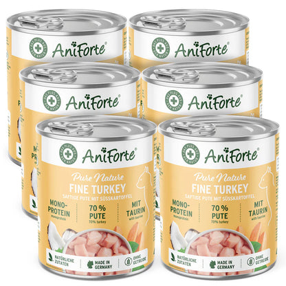 AniForte "PureNature - Fine Turkey"  – Pute mit Süßkartoffel 400 g