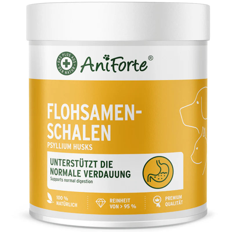 AniForte Flohsamenschalen für Hunde & Katzen 250 g