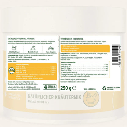 AniForte WermiX Hunde - Aufbaukur nach Wurmbefall 250 g