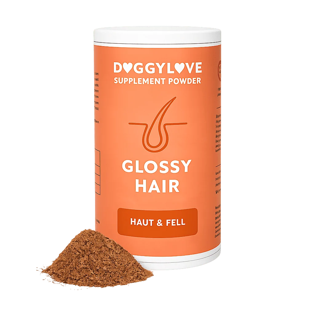 DOGGYLOVE Ergänzungspulver - "Glossy Hair" 200 g
