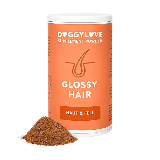 DOGGYLOVE Ergänzungspulver - "Glossy Hair" 200 g
