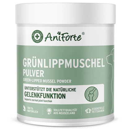 AniForte Grülippmuschelpulver für Hunde und Katzen 100 g