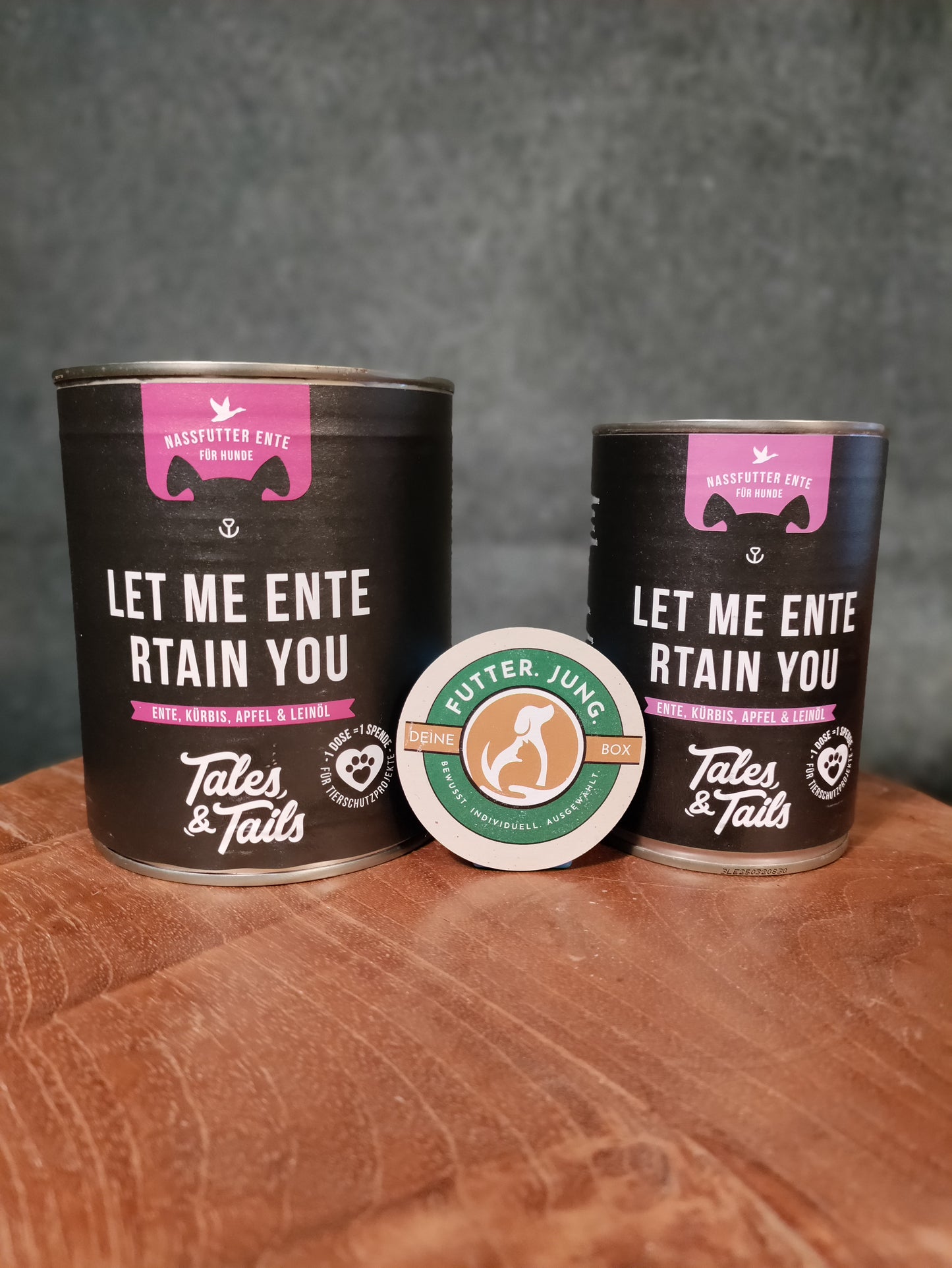 Tales&Tails Nassfutter Ente - mit Kürbis, Apfel und Leinöl 400 oder 800 g