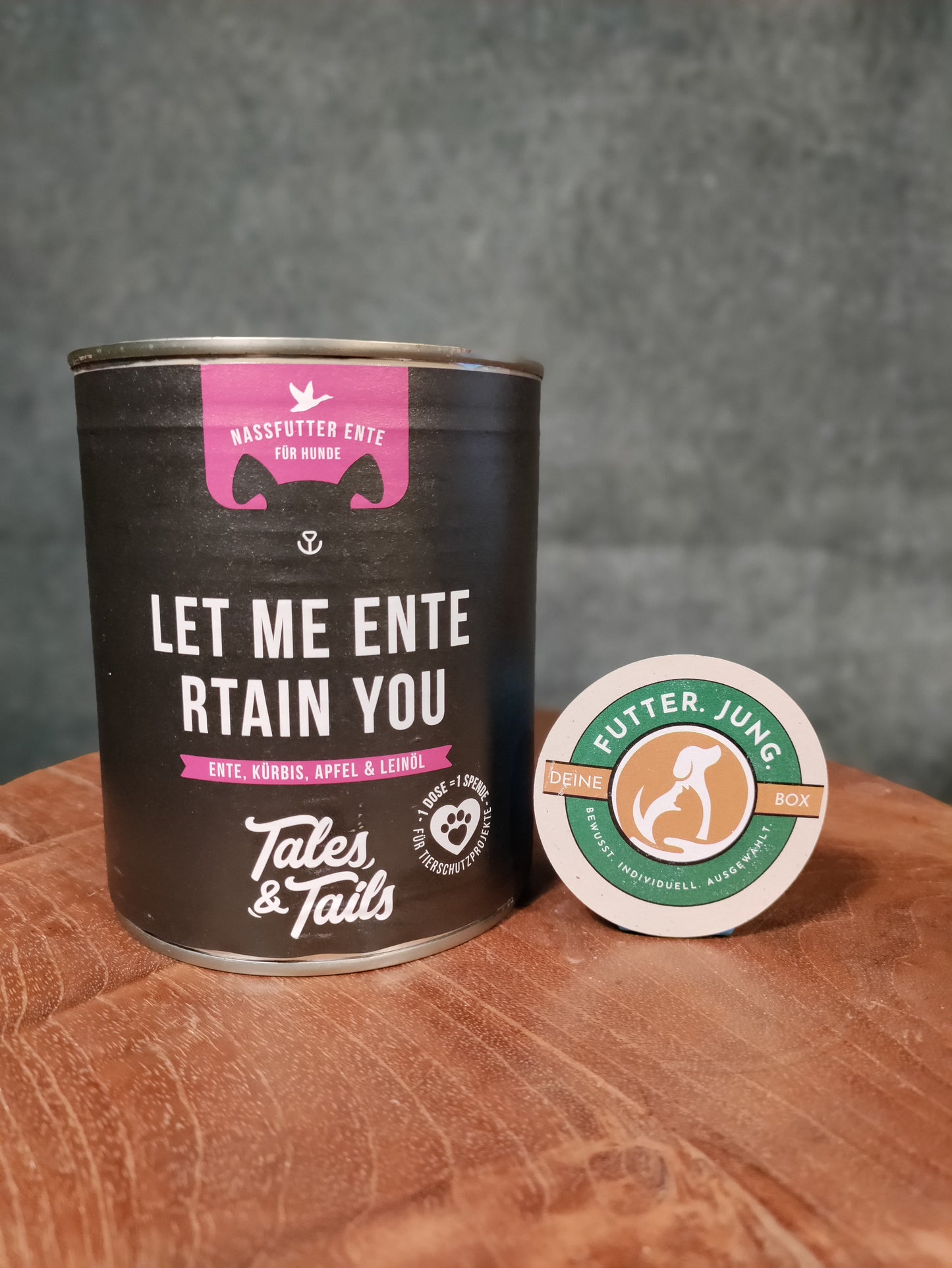 Tales&Tails Nassfutter Ente - mit Kürbis, Apfel und Leinöl 400 oder 800 g