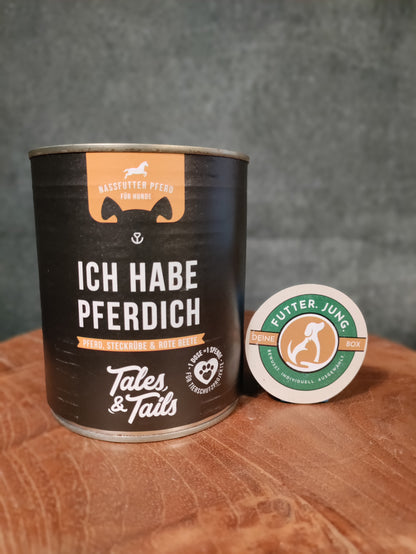 Tales&Tails Nassfutter Pferd - mit Steckrüben und Rote Beete 400 oder 800 g