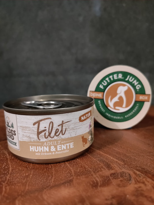 Wildes Land "Filet" Huhn & Ente 80 g