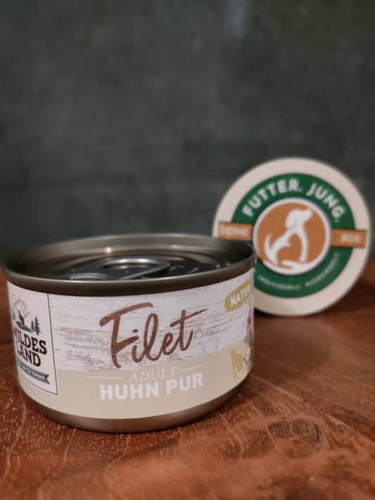 Wildes Land "Filet" Huhn Pur 80 g