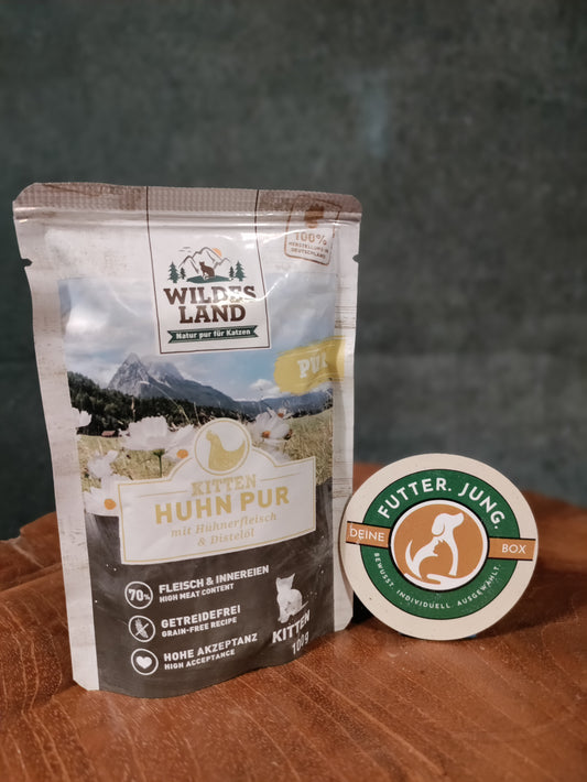 Wildes Land "Kitten" PUR Huhn mit Distelöl 100 g