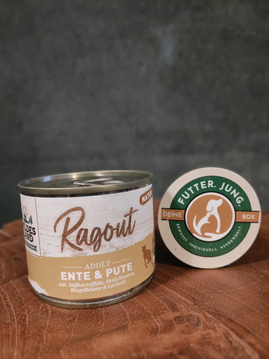 Wildes Land "Ragout" Ente & Pute 180 g