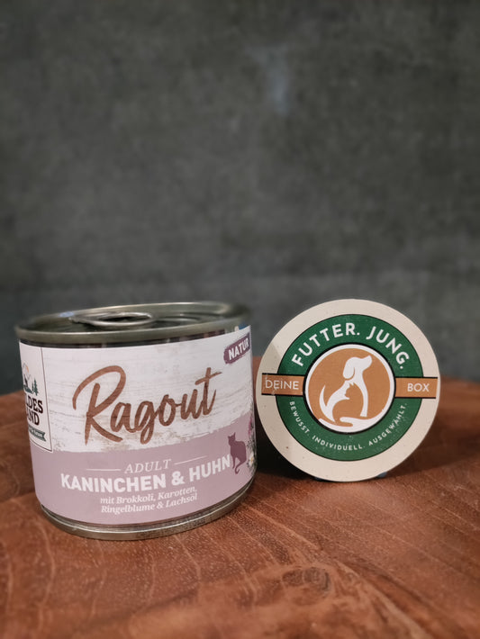 Wildes Land "Ragout" Kaninchen & Huhn 180 g