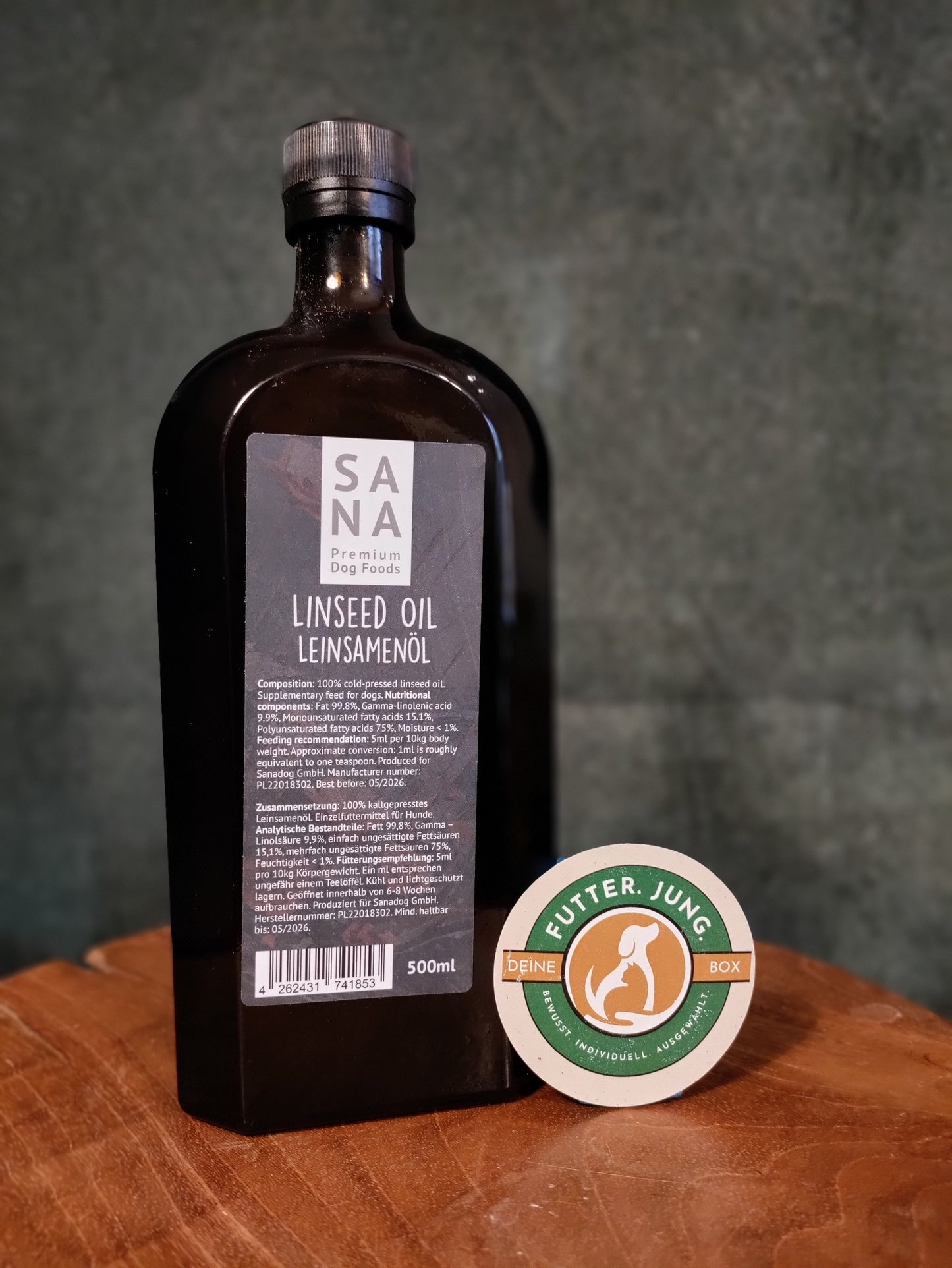 SANA Leinsamenöl 500 ml (kaltgepresst)
