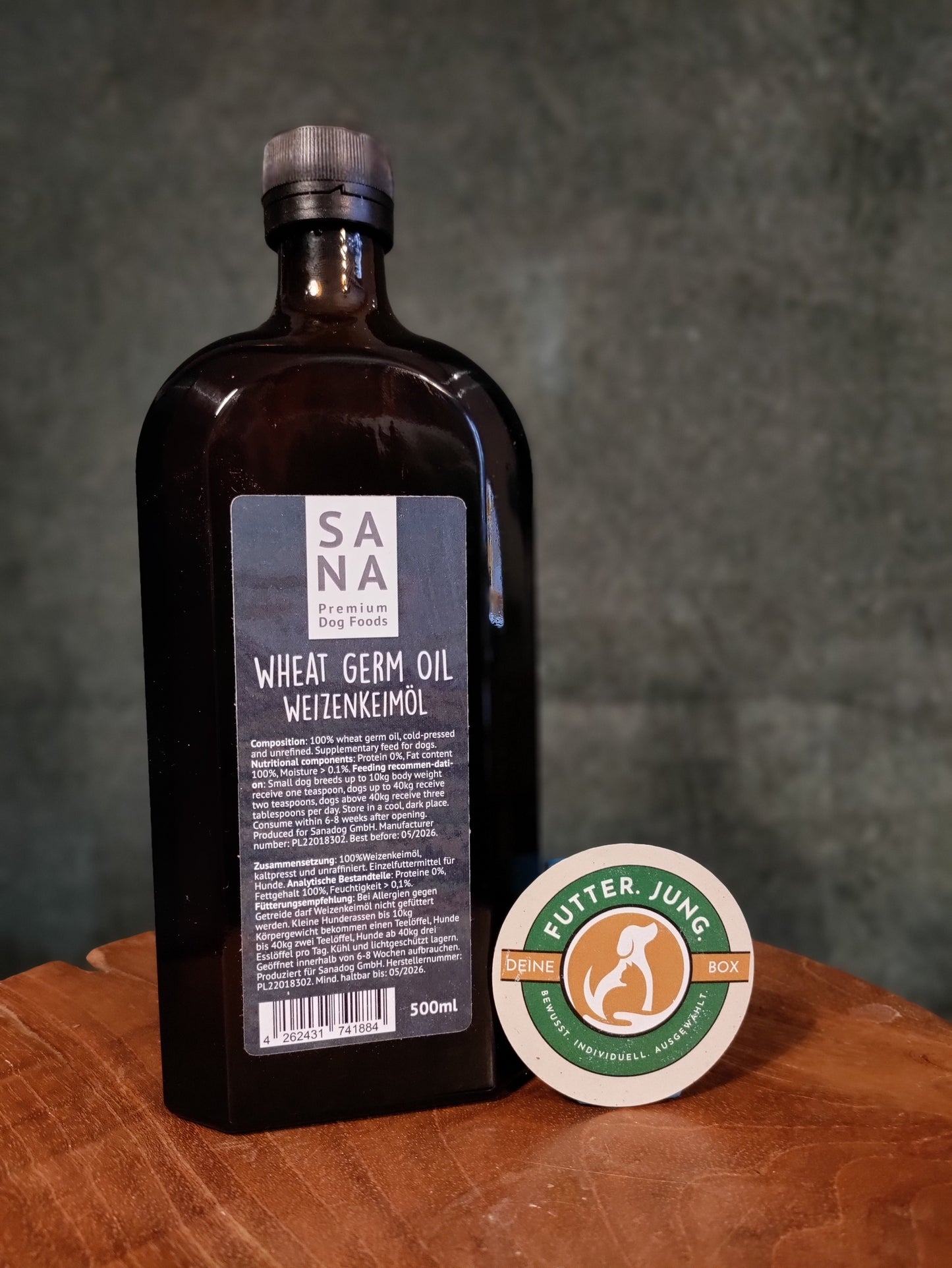 SANA Weizenkeimöl 500 ml (kaltgepresst)