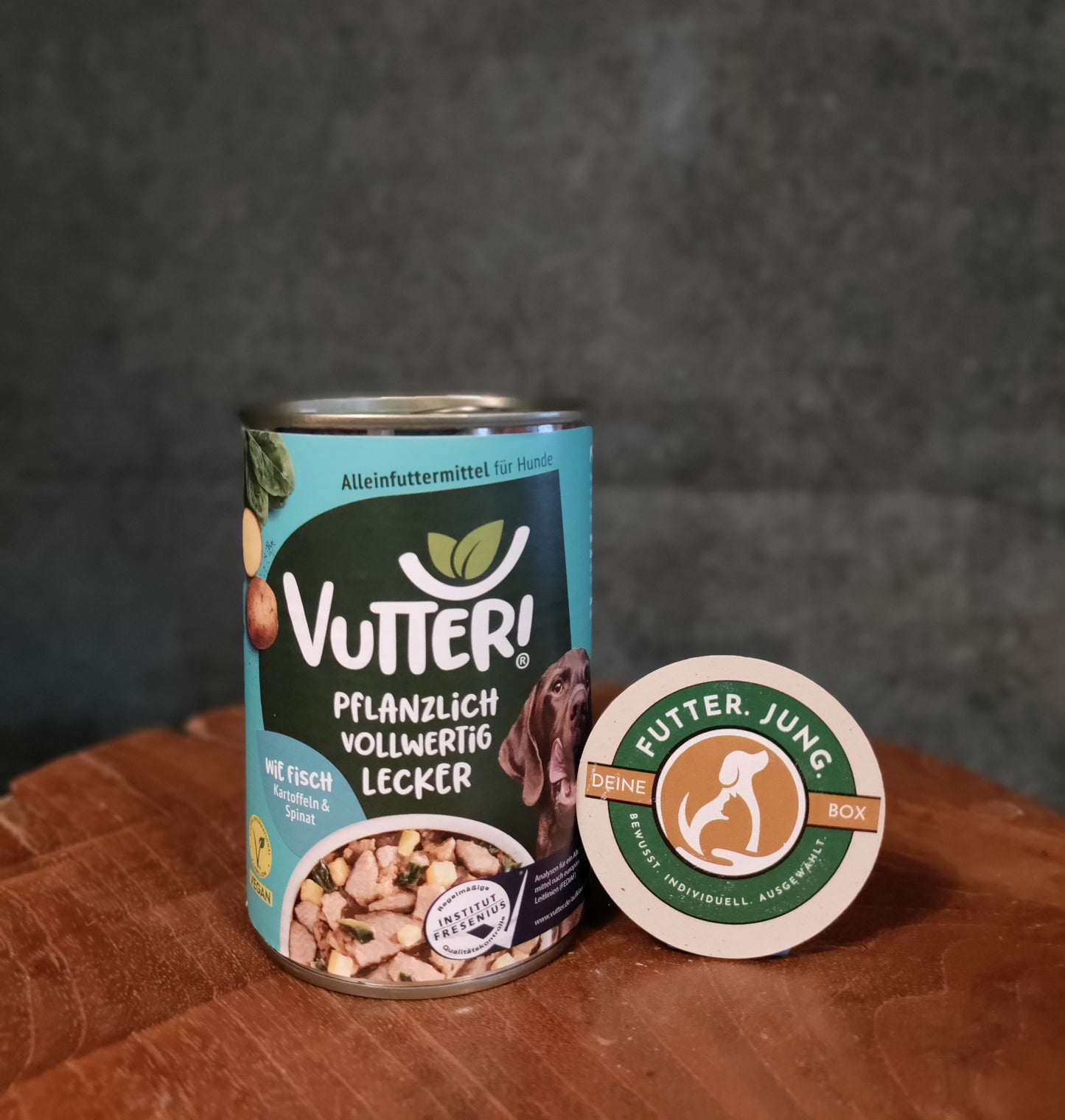 Vutter! "Wie Fisch" - mit Kartoffeln und Spinat 400 g