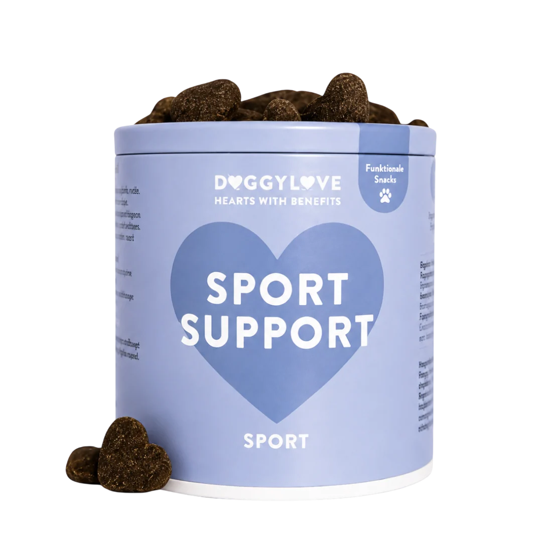 DOGGYLOVE Funktionale pflanzliche Hundesnacks - "Sport Support" 330 g