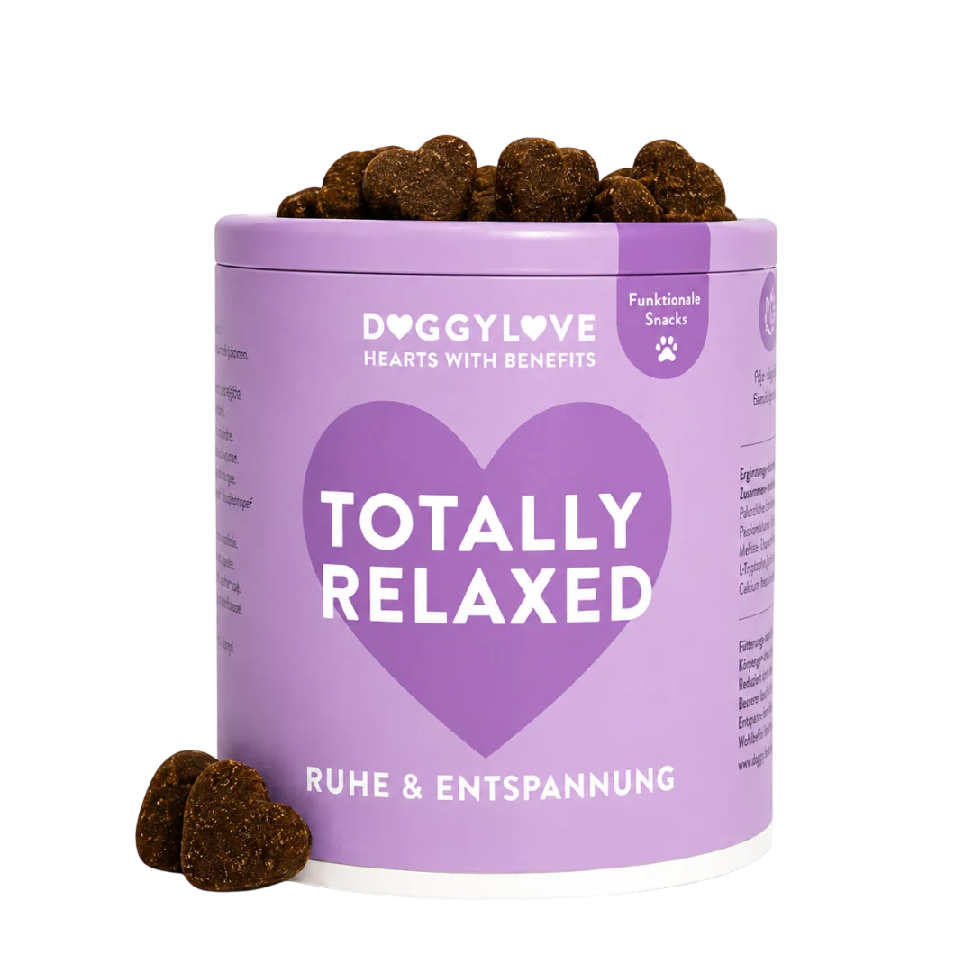 DOGGYLOVE Funktionale pflanzliche Hundesnacks - "Totally Relaxed" 330 g
