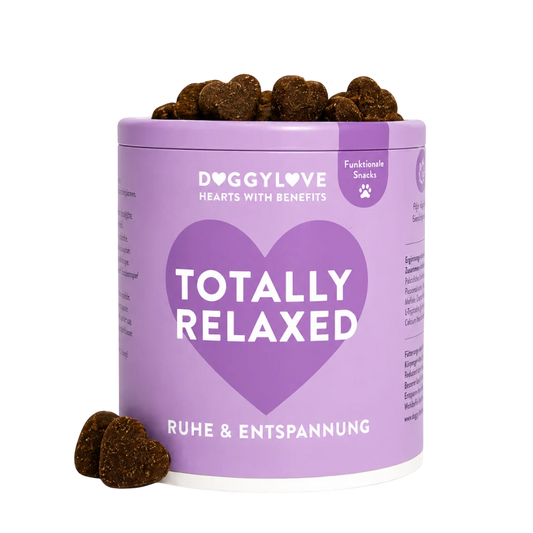 DOGGYLOVE Funktionale pflanzliche Hundesnacks - "Totally Relaxed" 330 g