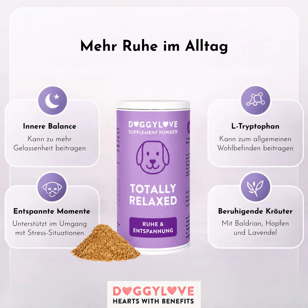 DOGGYLOVE Ergänzungspulver - "Totally Relaxed" 200 g