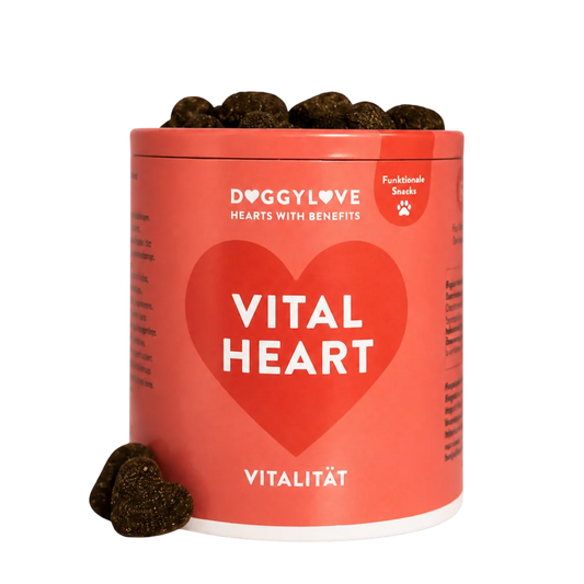 DOGGYLOVE Funktionale pflanzliche Hundesnacks - "Vital Heart" 330 g
