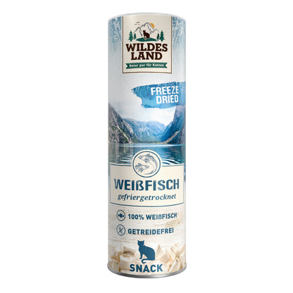 Wildes Land Freeze Dried Weißfisch Katzensnack 16g