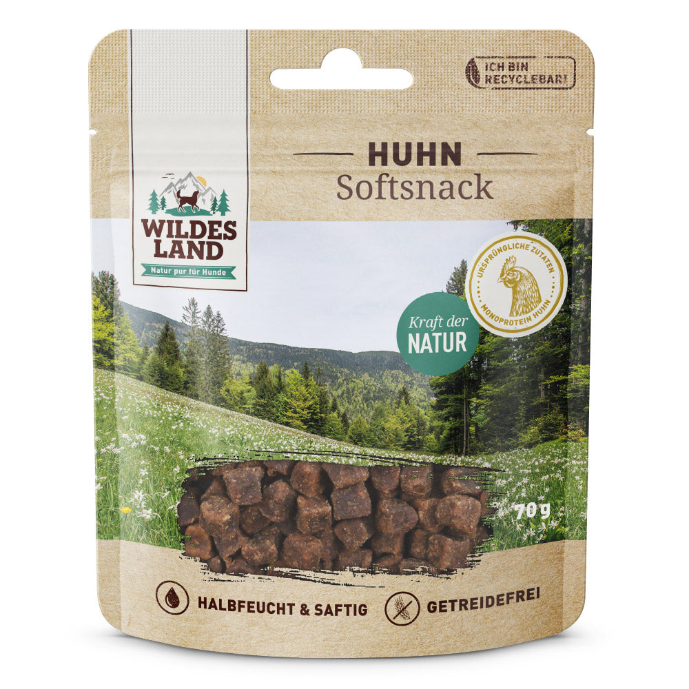 Wildes Land Softsnack Huhn 70 g