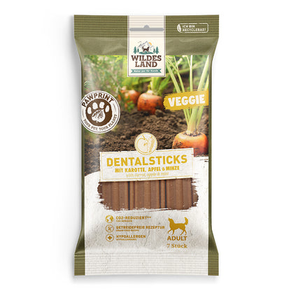 Wildes Land PawPrint Dentalsticks Veggie 7 stk