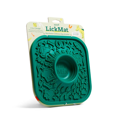 Woof Leck- und Schleckmatte in grün oder lavendel